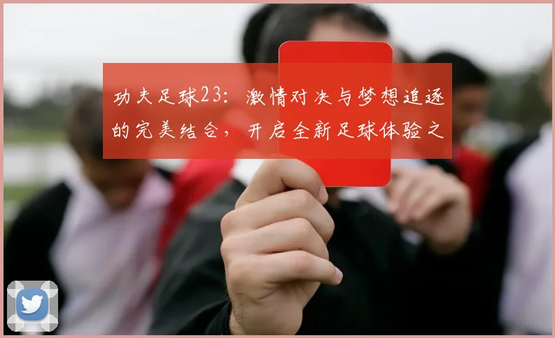 功夫足球23：激情对决与梦想追逐的完美结合，开启全新足球体验之旅